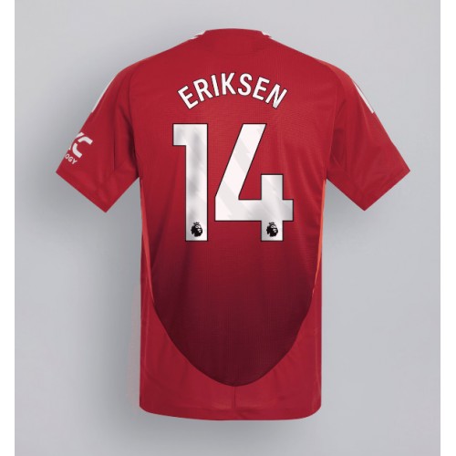 Dres Manchester United Christian Eriksen #14 Domaci 2024-25 Kratak Rukav